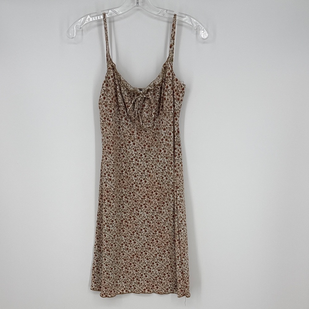 Y2K Slip Dress Micro Floral Spaghetti Strap size medium